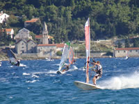 Windsurfing on the Peljesac Channel