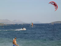 Windsurfing on the Peljesac Channel