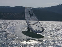 Windsurfing on the Peljesac Channel