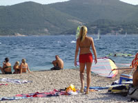 Windsurfing on the Peljesac Channel