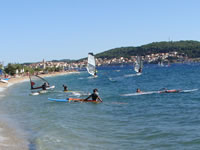Windsurfing on the Peljesac Channel