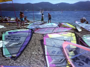 Windsurfing on the Peljesac Channel
