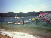 Windsurfing on the Peljesac Channel